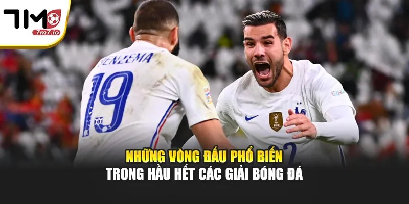 Tổng Hợp Các Vòng Đấu Trong Bóng Đá Phổ Biến Hiện Nay Những vòng đấu phổ biến trong hầu hết các giải bóng đá