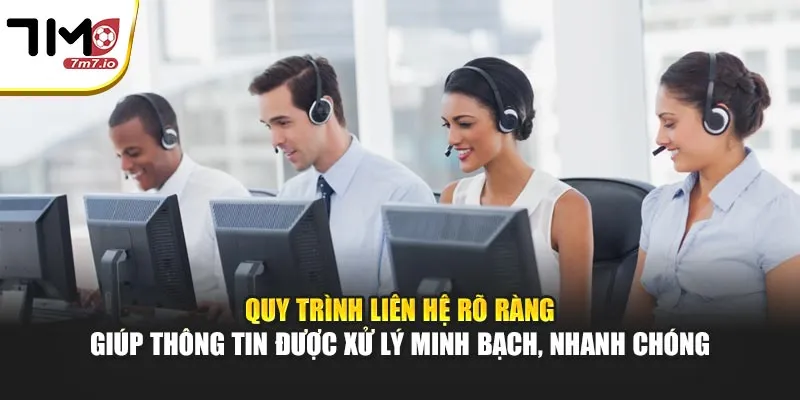 Liên Hệ Quy trình liên hệ rõ ràng giúp thông tin được xử lý minh bạch, nhanh chóng