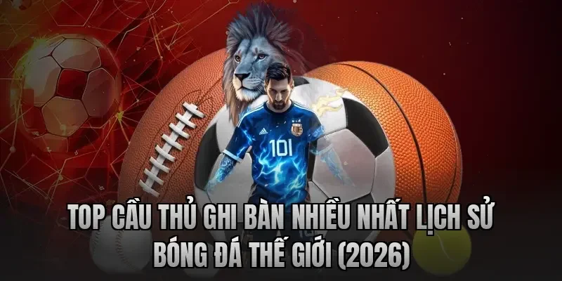Top cầu thủ ghi bàn nhiều nhất lịch sử bóng đá thế giới (2026)
