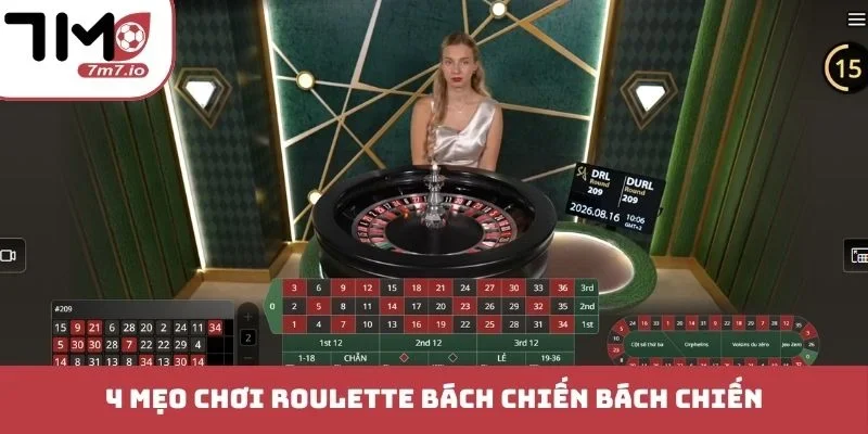 4 mẹo chơi Roulette bách chiến bách chiến