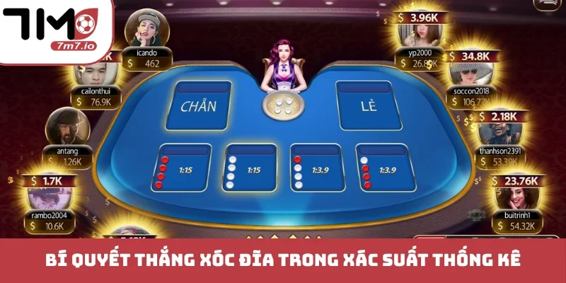 Bí quyết thắng Xóc đĩa trong xác suất thống kê