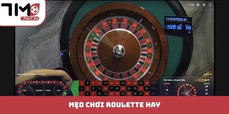 Mẹo chơi Roulette