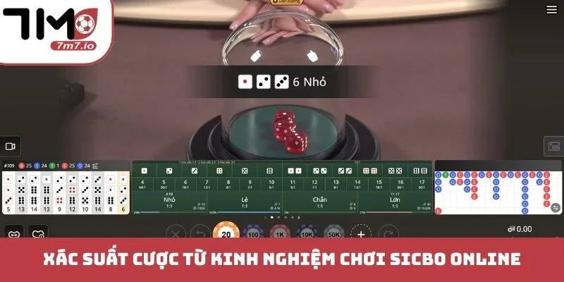 Xác suất cược từ kinh nghiệm chơi Sicbo online