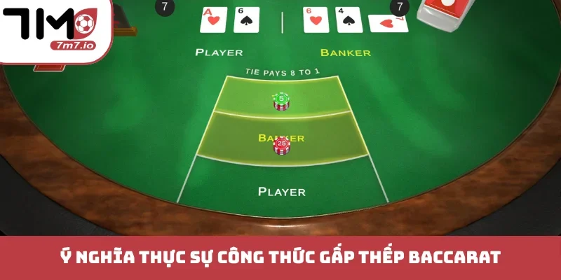 Ý nghĩa thực sự công thức gấp thếp Baccarat