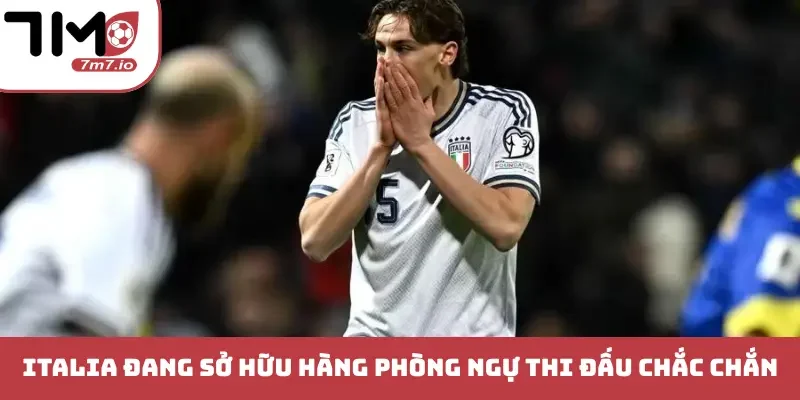Italia đang sở hữu hàng phòng ngự thi đấu chắc chắn 
